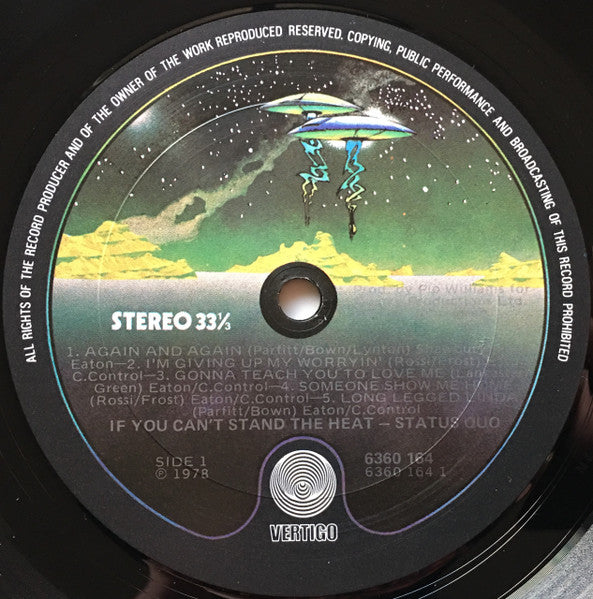 Status Quo – If You Can't Stand The Heat LP vinyl record, image 6 of 7