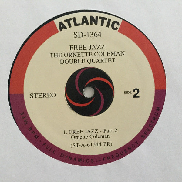 The Ornette Coleman Double Quartet – Free Jazz (A Collective Improvisation) LP vinyl record, image 3 of 3