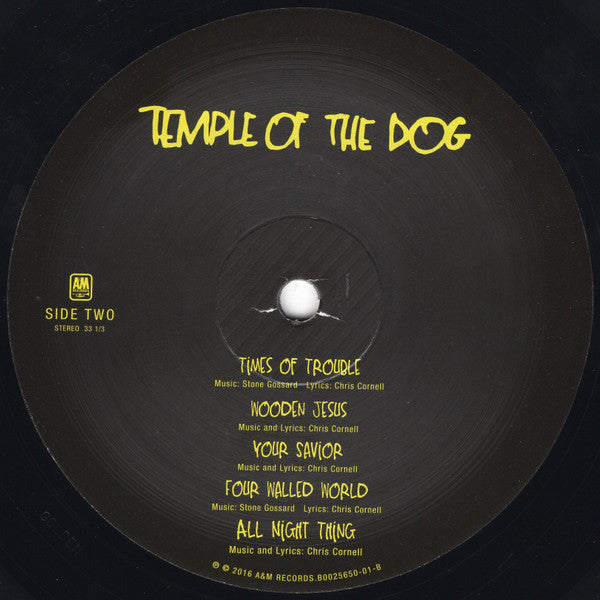 Temple Of The Dog – Temple Of The Dog LP vinyl record, image 4 of 7
