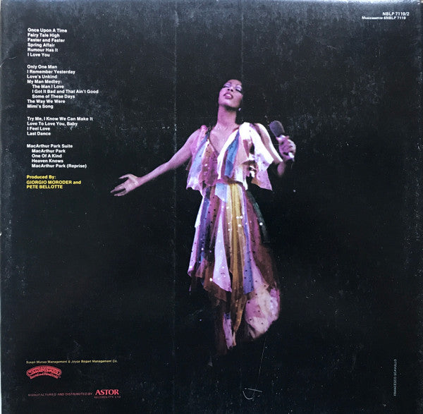 Donna Summer – Live And More (2xLP) (VG/VG+) LP, AU 1978 | Dutch Vinyl