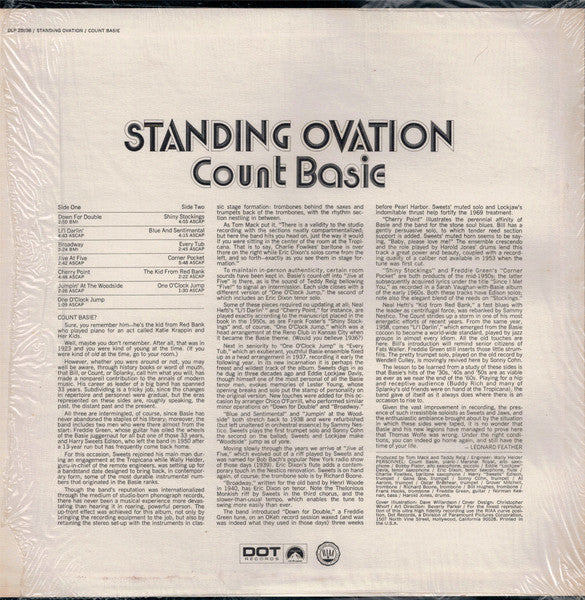 Count Basie – Standing Ovation LP vinyl record, image 2 of 4