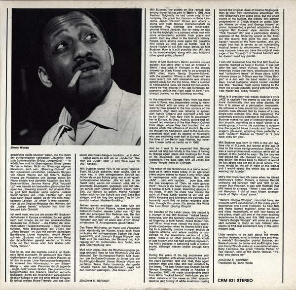 The Milt Buckner Trio, Jo Jones – Play Chords LP vinyl record, image 3 of 6