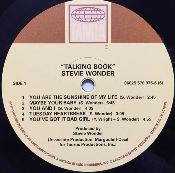 Stevie Wonder – Talking Book LP vinyl record, image 7 of 8