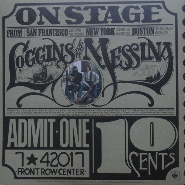 Loggins And Messina – On Stage (2xLP) LP vinyl record, image 4 of 10