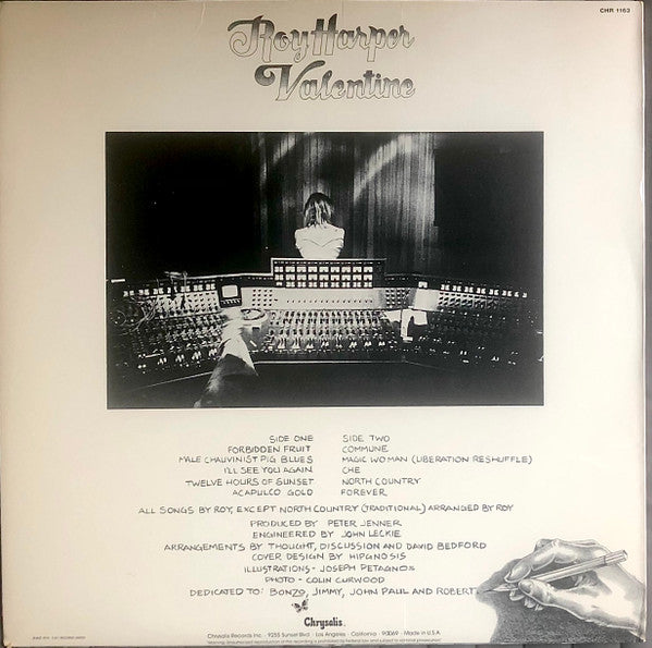 Roy Harper – Valentine LP vinyl record, image 2 of 4