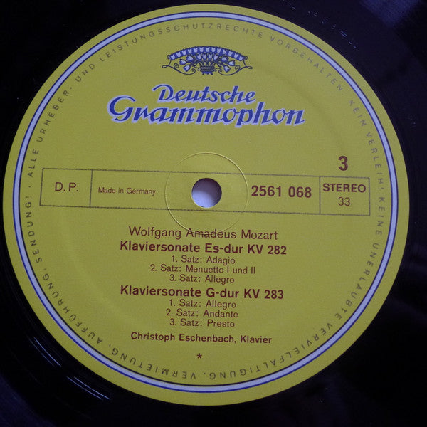 Wolfgang Amadeus Mozart, Christoph Eschenbach – Sonaten - Gesamtausgabe · Complete · Integrale (7xLP) LP vinyl record, image 5 of 10