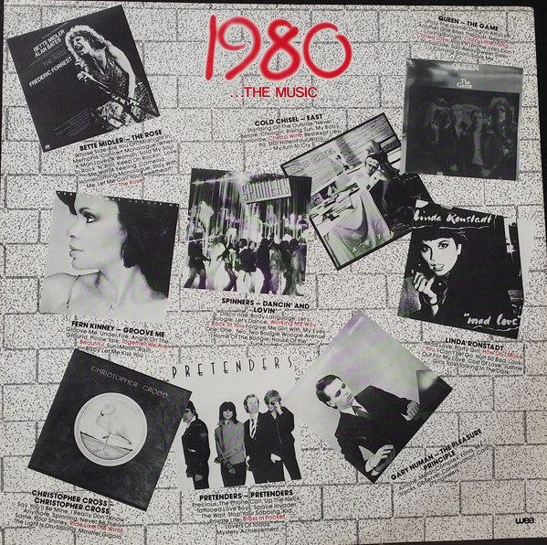 Various – 1980...The Music LP vinyl record, image 5 of 6