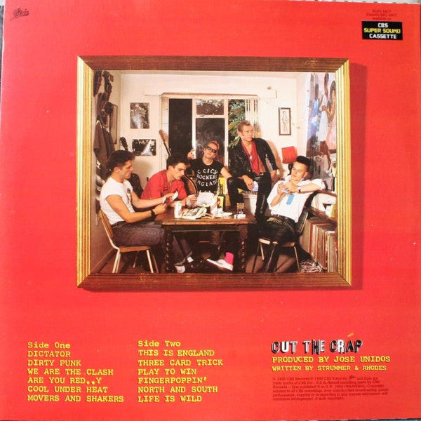 The Clash – Cut The Crap LP vinyl record, image 3 of 5