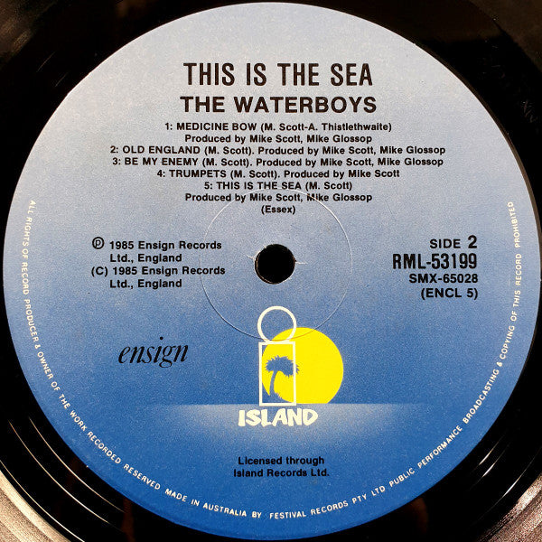 The Waterboys – This Is The Sea LP vinyl record, image 4 of 6