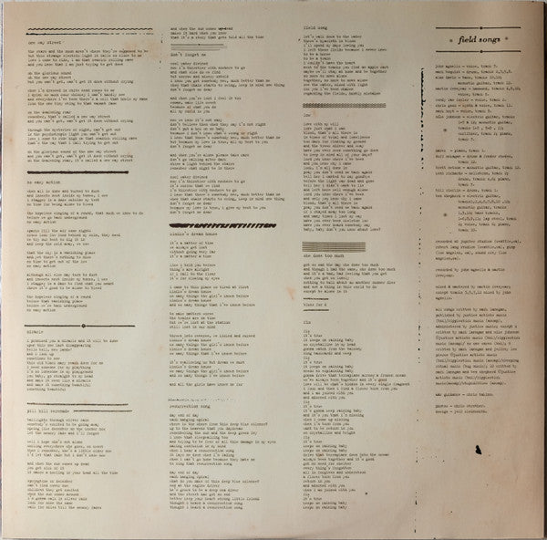 Mark Lanegan – Field Songs LP vinyl record, image 7 of 7