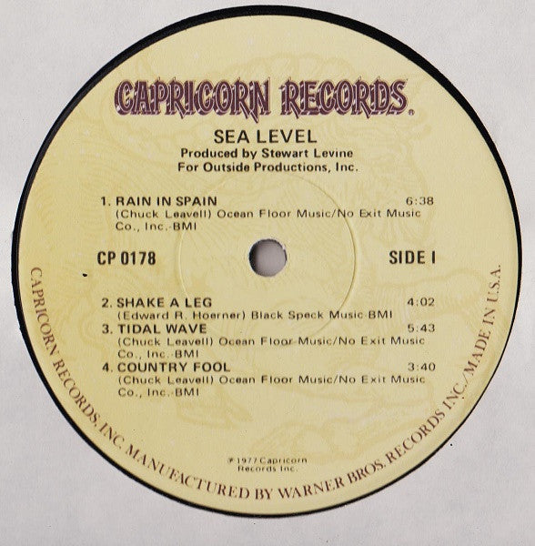 Sea Level – Sea Level LP vinyl record, image 5 of 6