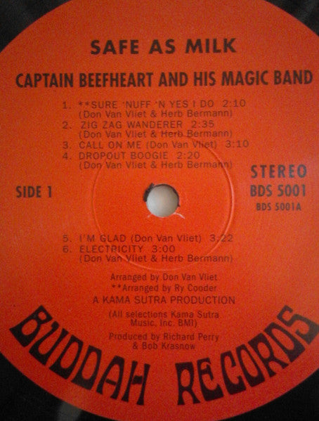 Captain Beefheart, The Magic Band – Safe As Milk LP vinyl record, image 3 of 4