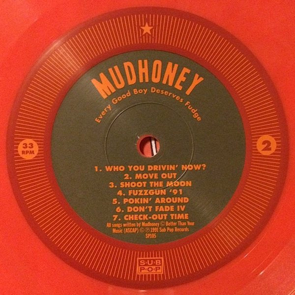 Mudhoney – Every Good Boy Deserves Fudge LP vinyl record, image 5 of 7