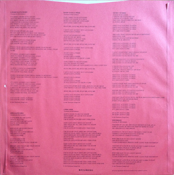 The Beatles – 1962-1966 (2xLP) LP vinyl record, image 6 of 10