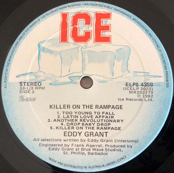 Eddy Grant – Killer On The Rampage LP vinyl record, image 4 of 6