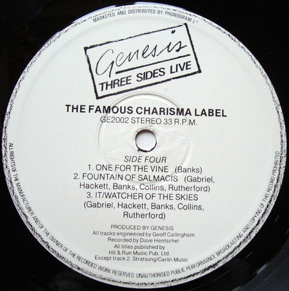 Genesis – Three Sides Live (2xLP) LP vinyl record, image 7 of 10