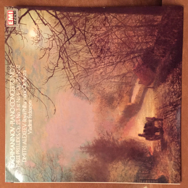 Sergei Rachmaninoff, Dmitri Alexeev – Piano Concerto No. 2 / Three Preludes LP vinyl record, image 2 of 4