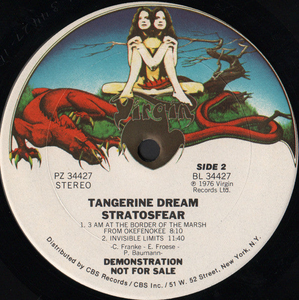 Tangerine Dream – Stratosfear LP vinyl record, image 4 of 5