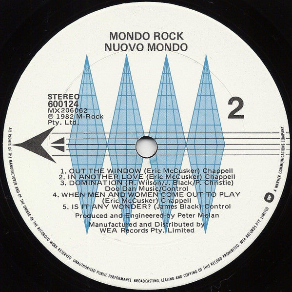 Mondo Rock – Nuovo Mondo LP vinyl record, image 4 of 6