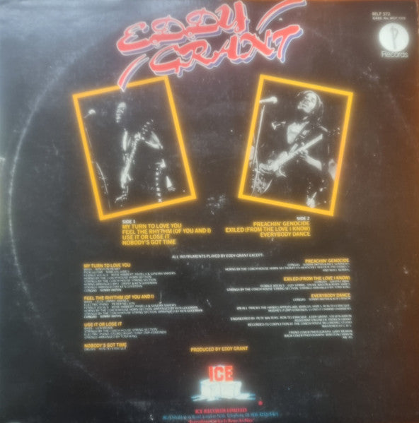 Eddy Grant – Love In Exile LP vinyl record, image 2 of 5