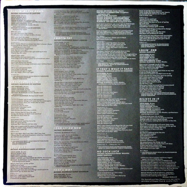 Michael McDonald – If That's What It Takes LP vinyl record, image 6 of 8