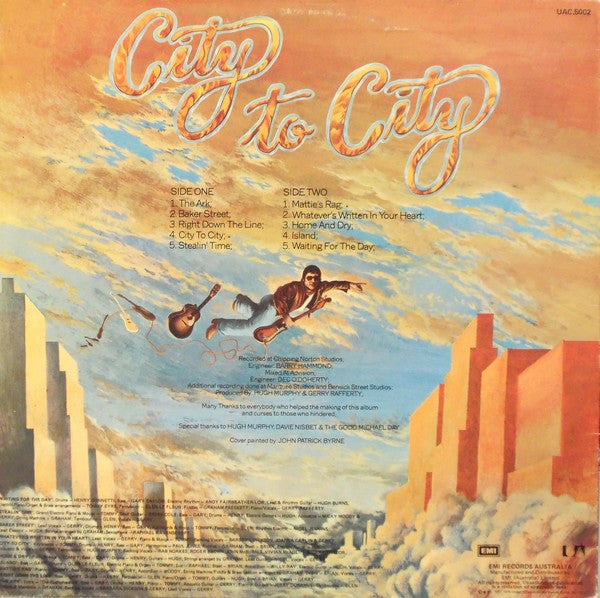 Gerry Rafferty – City To City LP vinyl record, image 2 of 4