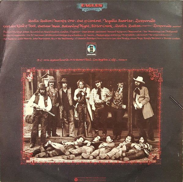 Eagles – Desperado LP vinyl record, image 2 of 4