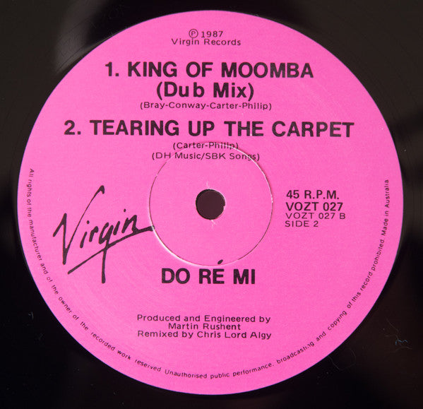 Do-Ré-Mi – King Of Moomba 12" vinyl record, image 4 of 5