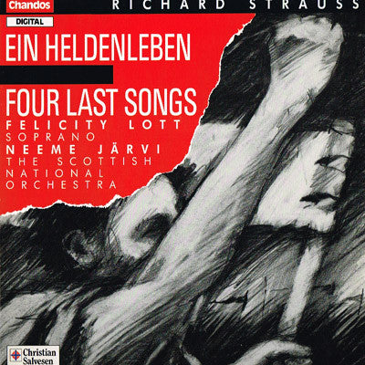 Richard Strauss, Neeme Järvi, Felicity Lott, Edwin Paling, Royal Scottish National Orchestra – Ein Heldenleben / Four Last Songs LP vinyl record, image 1 of 3