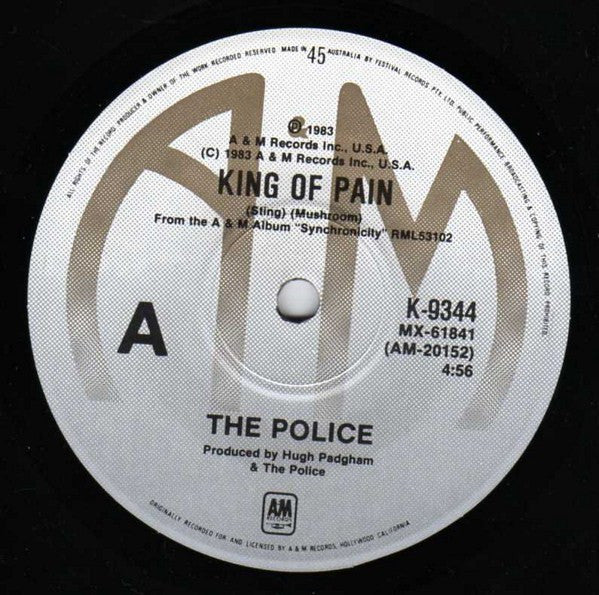The Police – King Of Pain 7" vinyl record, image 3 of 4