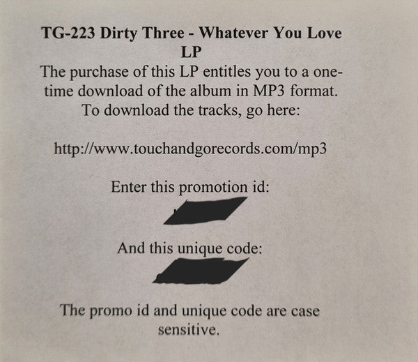 Dirty Three – Whatever You Love, You Are LP vinyl record, image 5 of 5