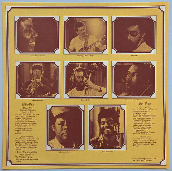 Carlos Santana, Alice Coltrane – Illuminations LP vinyl record, image 3 of 5