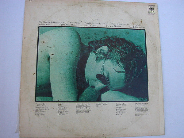 Boz Scaggs – Slow Dancer LP vinyl record, image 2 of 2