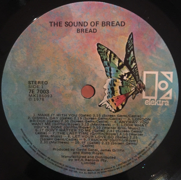 Bread – The Sound Of Bread - Their 20 Finest Songs LP vinyl record, image 3 of 4