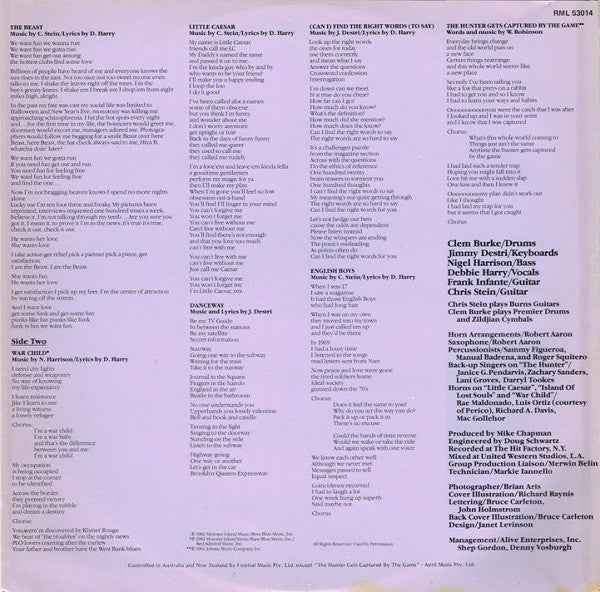 Blondie – The Hunter LP vinyl record, image 4 of 6