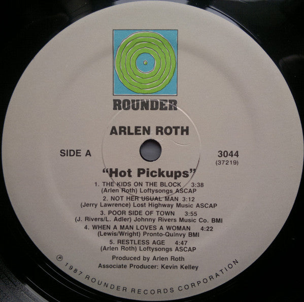 Arlen Roth – Hot Pickups LP vinyl record, image 2 of 3