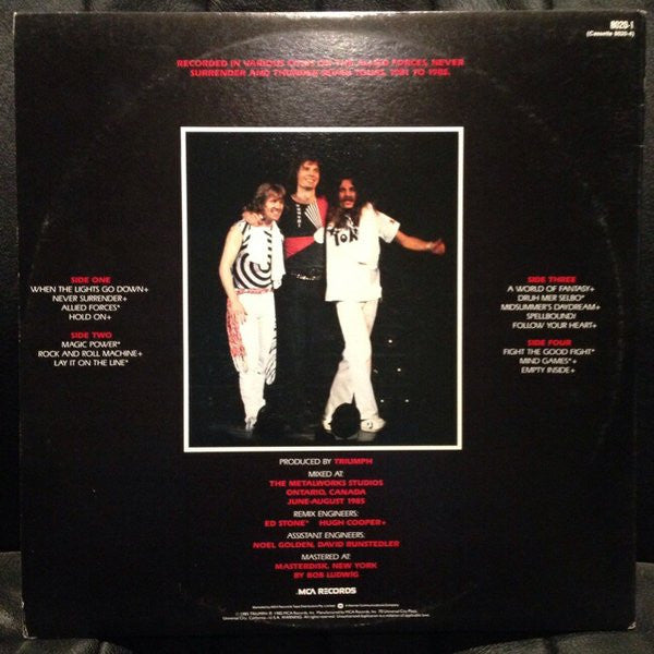 Triumph – Stages (2xLP) LP vinyl record, image 2 of 8
