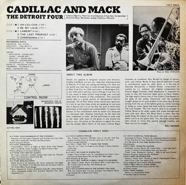 The Detroit Four – Cadillac And Mack LP vinyl record, image 5 of 7