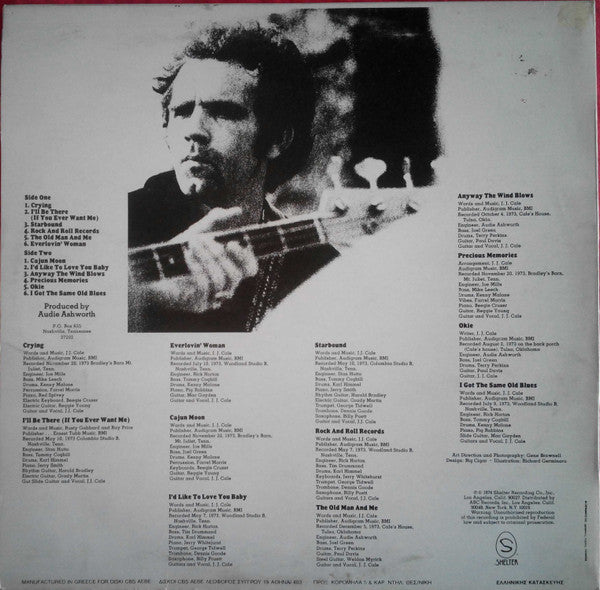 J.J. Cale – Okie LP vinyl record, image 2 of 2