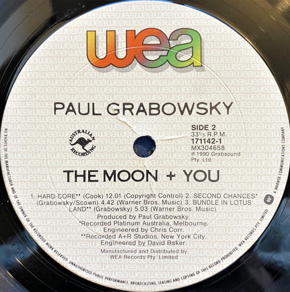 Paul Grabowsky – The Moon + You LP vinyl record, image 4 of 7