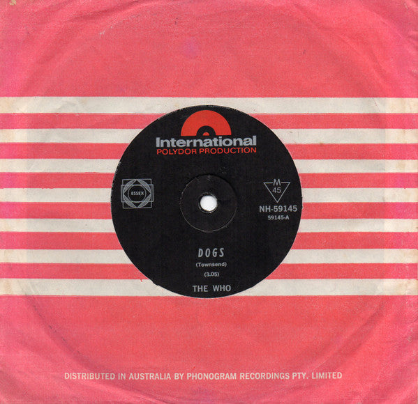 The Who – Dogs 7" vinyl record, image 3 of 3