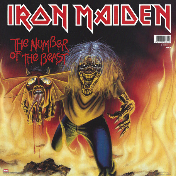 Iron Maiden – Run To The Hills · The Number Of The Beast (2x12") 12" vinyl record, image 4 of 10