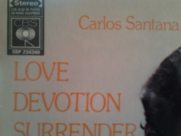 Carlos Santana, John McLaughlin – Love Devotion Surrender LP vinyl record, image 2 of 6