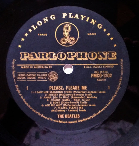 The Beatles – Please Please Me LP vinyl record, image 3 of 4