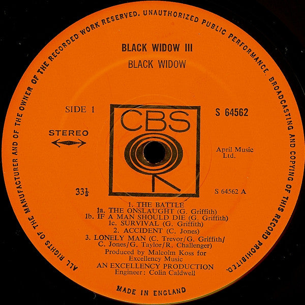 Black Widow – III LP vinyl record, image 2 of 4
