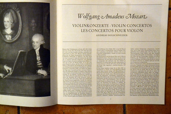 Wolfgang Amadeus Mozart, Wolfgang Schneiderhan, Berliner Philharmoniker – Violinkonzerte (3xLP) LP vinyl record, image 2 of 3