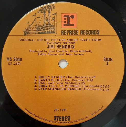 Jimi Hendrix – Rainbow Bridge / Original Motion Picture Sound Track LP vinyl record, image 5 of 6