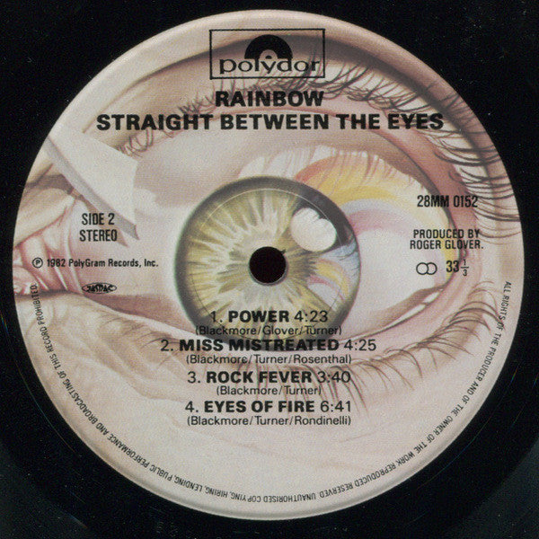 Rainbow – Straight Between The Eyes LP vinyl record, image 6 of 10