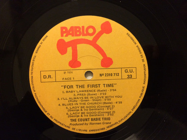 The Count Basie Trio – For The First Time LP vinyl record, image 2 of 4