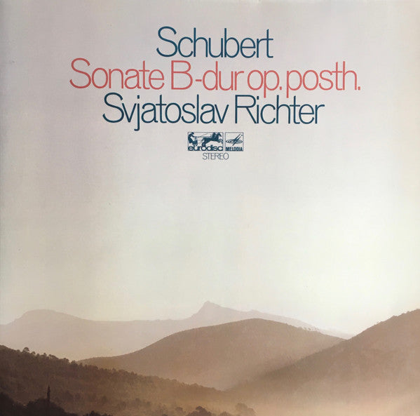 Sviatoslav Richter, Franz Schubert – Sonate B-dur, Op. Posth.